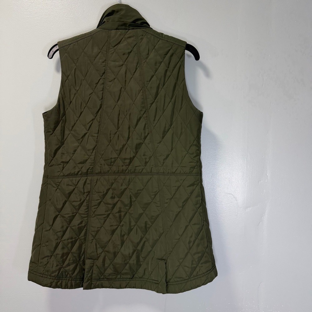 Athleta Women Teton Green Quilted Flurry Vest S RN 54023 Gorpcore Athleisure - Picture 8 of 12